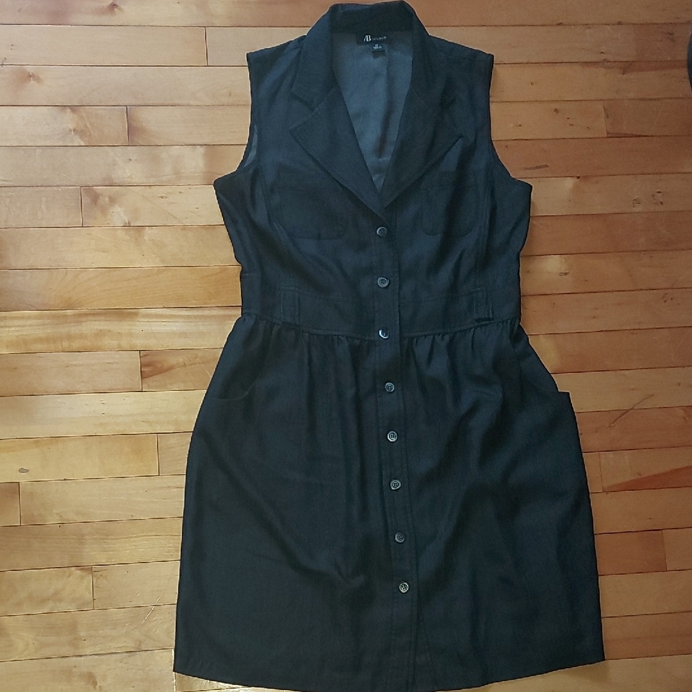 AB Studio | Denim Print Sleeveless Dress- Size10
